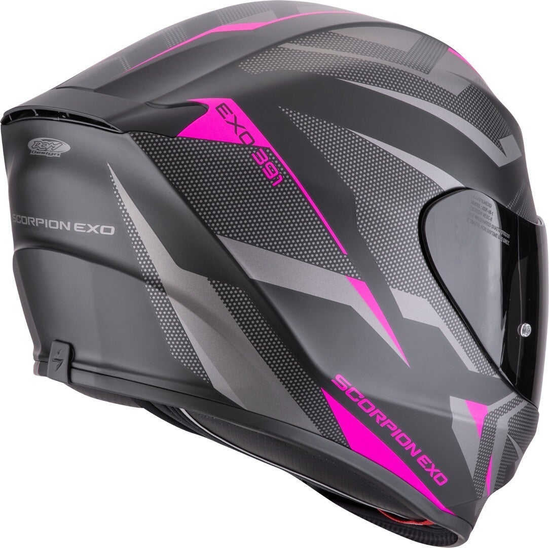 Scorpion EXO-391 Aaxo Casco nero opaco/rosa M (57/58) Figura 2
