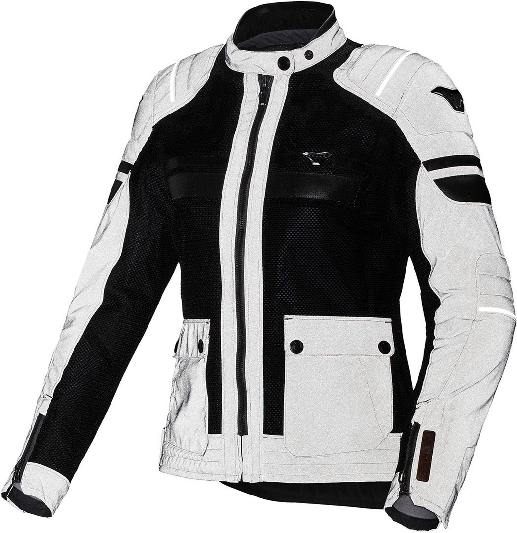 Macna Fluent NightEye Dame motorcykel tekstiljakke L Figur 3