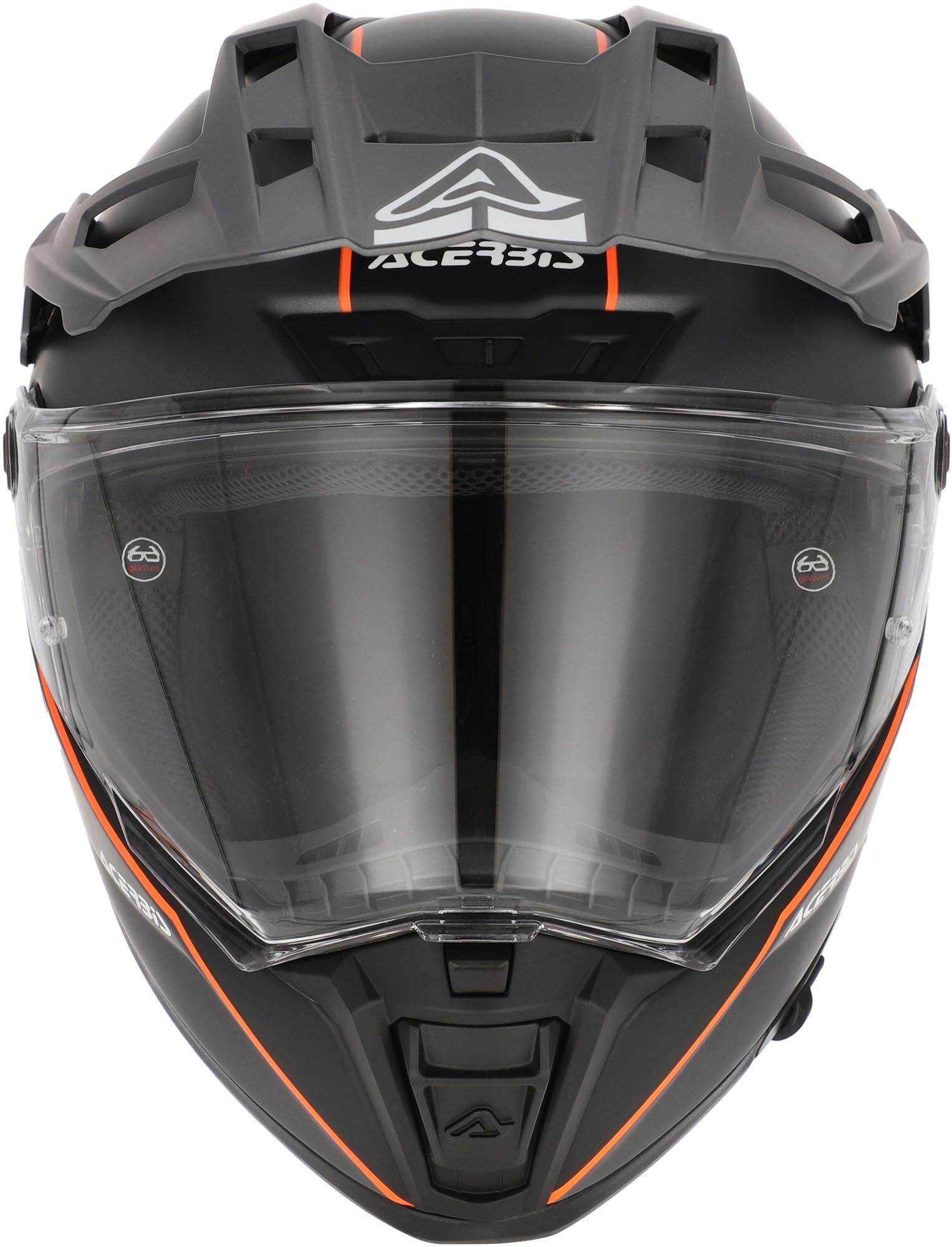 Acerbis Attack Logo Matt Endurohjelm grå matt/oransje XL (61/62) Figur 4