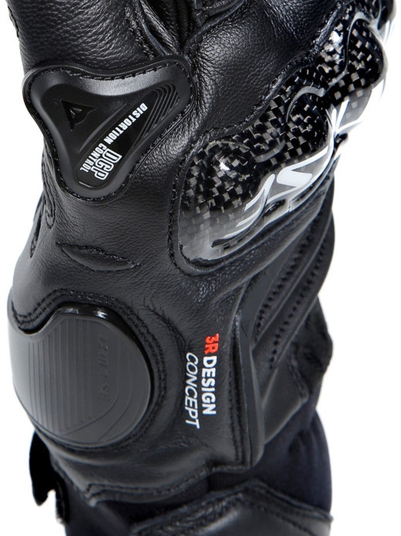 Dainese Carbon 4 Short Motorcykelhandsker Sort L Figur 8