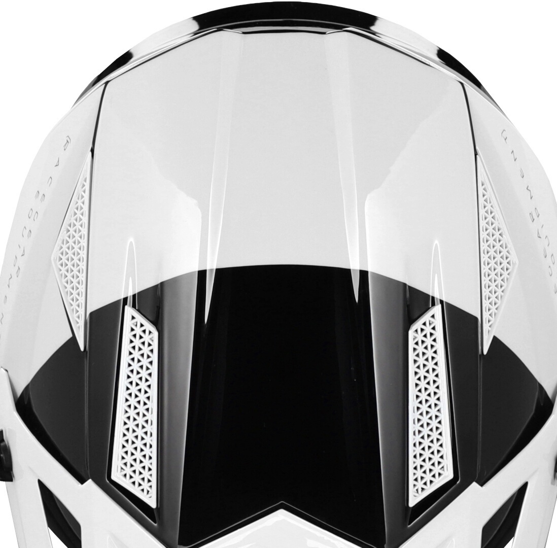 Acerbis T711 Cască de motocross Alb/Negru S (55/56) Figura 10