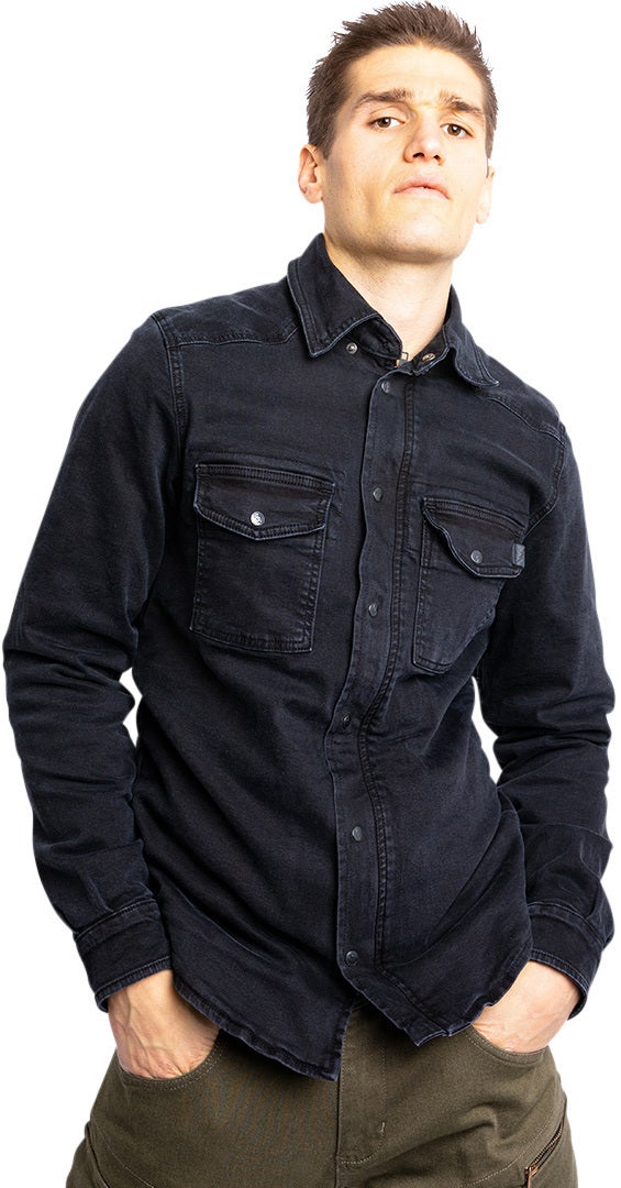 John Doe Motoshirt XTM Denim Camicia da moto nero S Figura 13