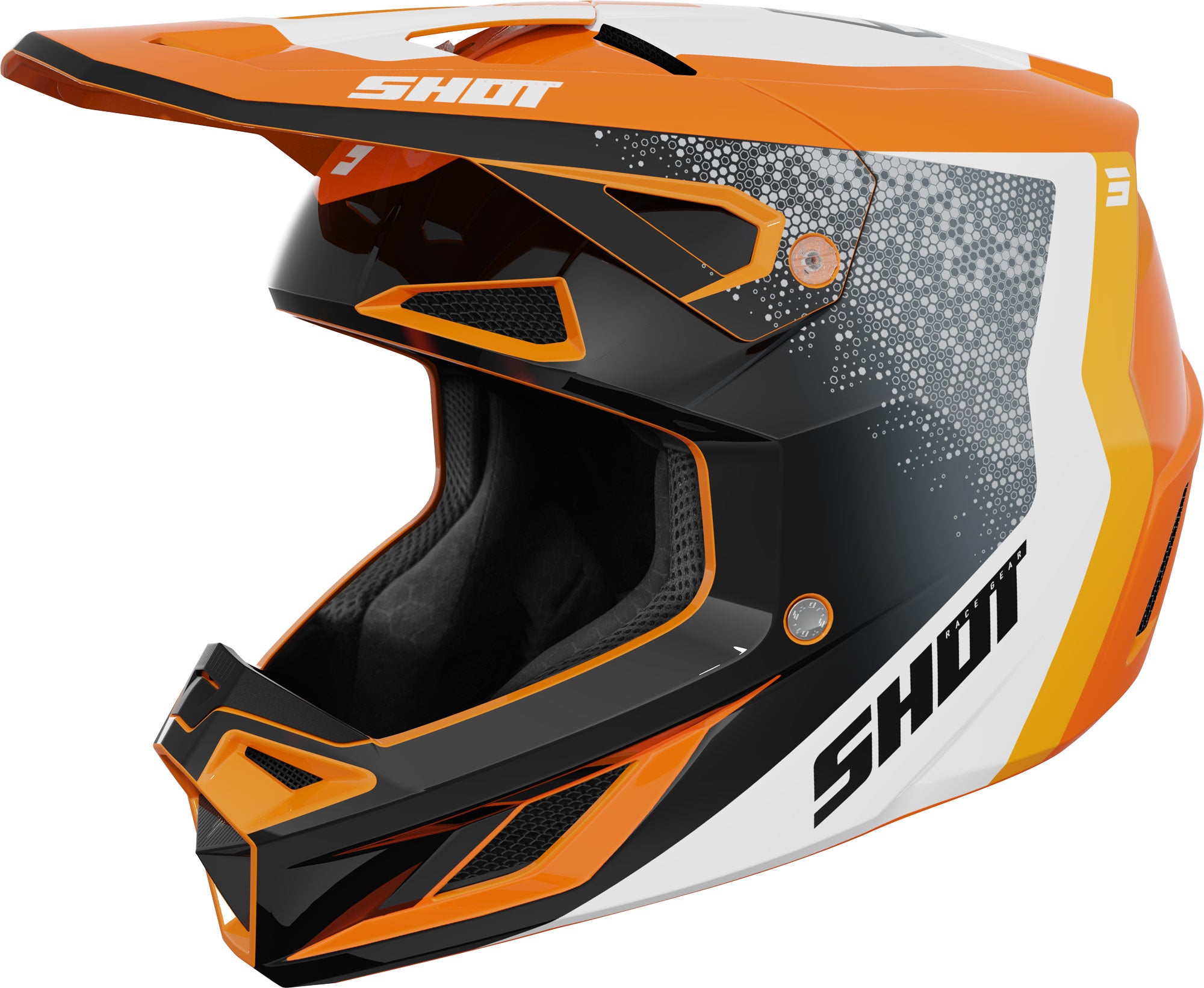 Shot Speed Hybrid Casco da motocross arancione L (59/60) Figura 1