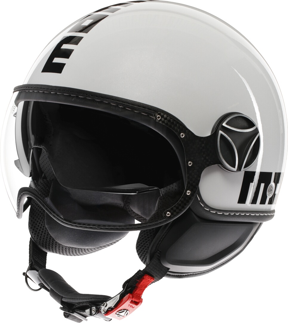 Momo Men's White Fgtr Evo Mono S26 Jet Helmet