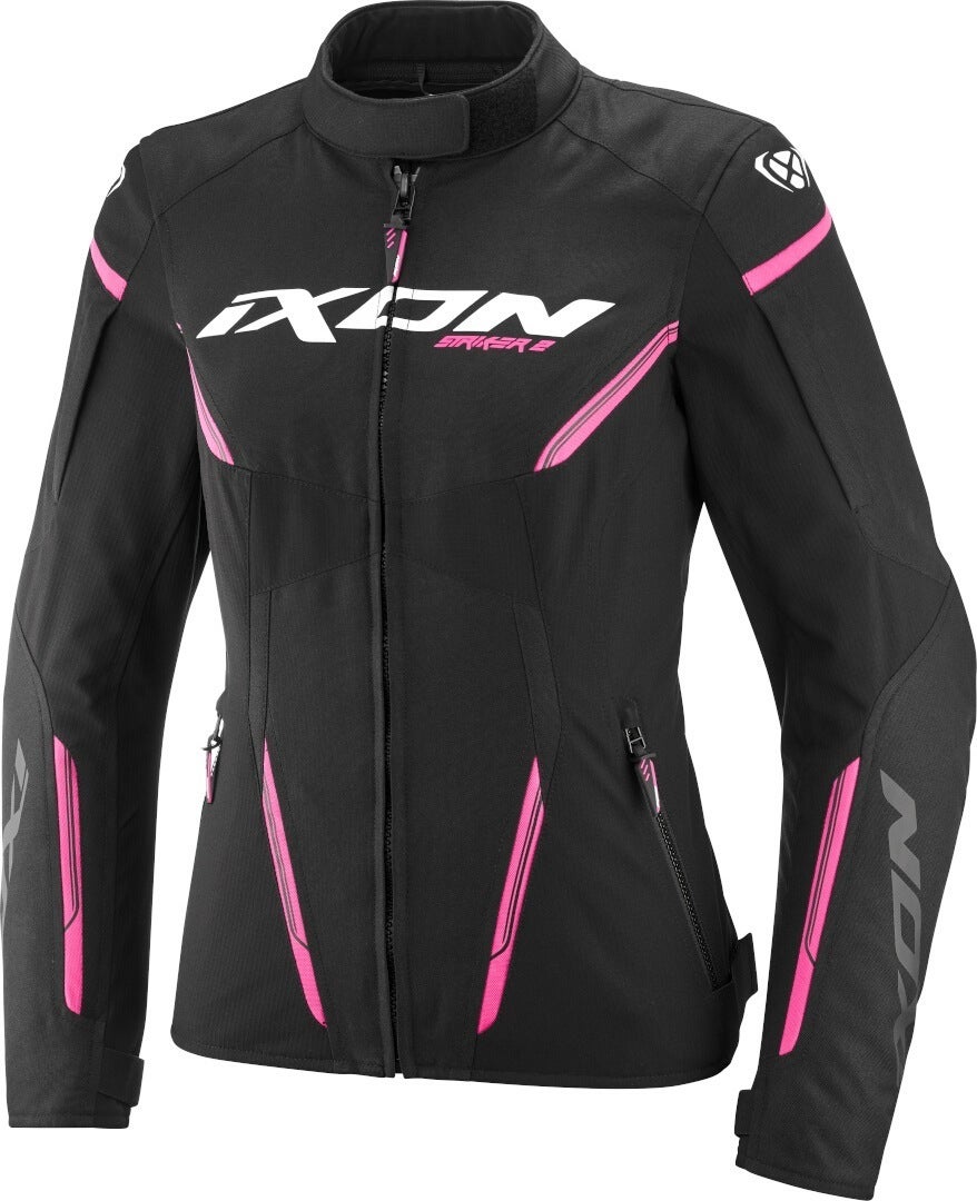 Ixon Striker 2 imperméable dames moto textile veste noir/rose L Figure 1