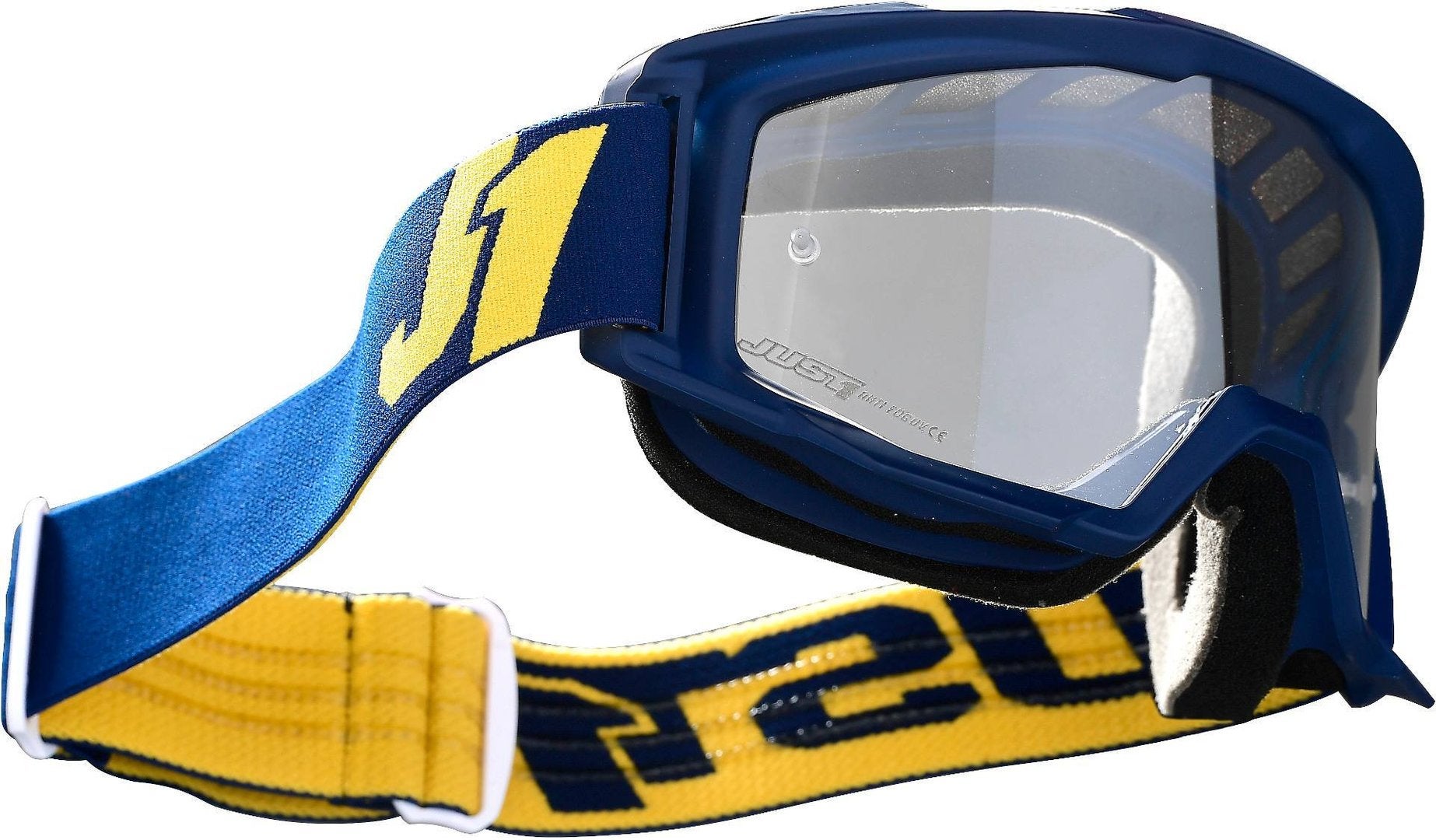 Just1 Vitro Masques de motocross bleu/jaune Figure 3