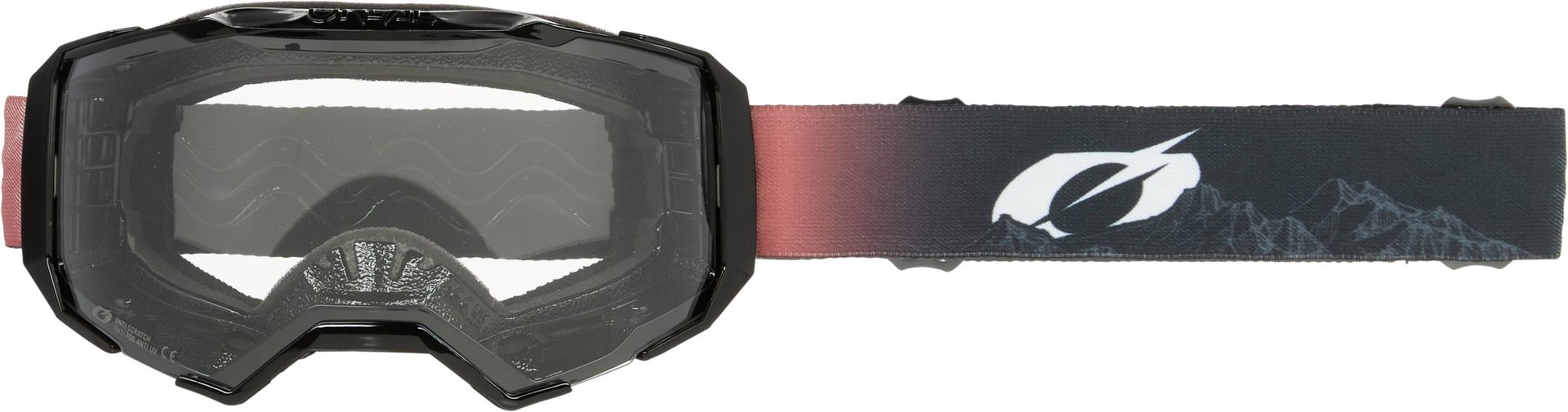 Oneal B-22 Covert Ochelari de motocross Negru/Roșu Figura 3