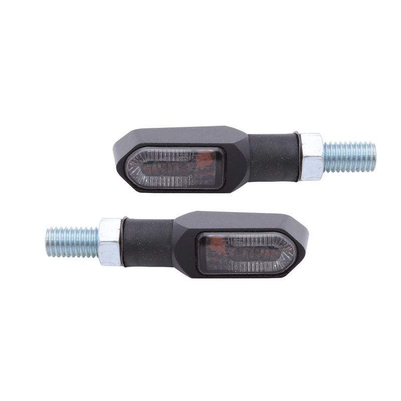 HIGHSIDER Smart Namiko-TS LED-indikator Kropp Svart / Lins Rökt (Par), Fram & Bak Figur 2