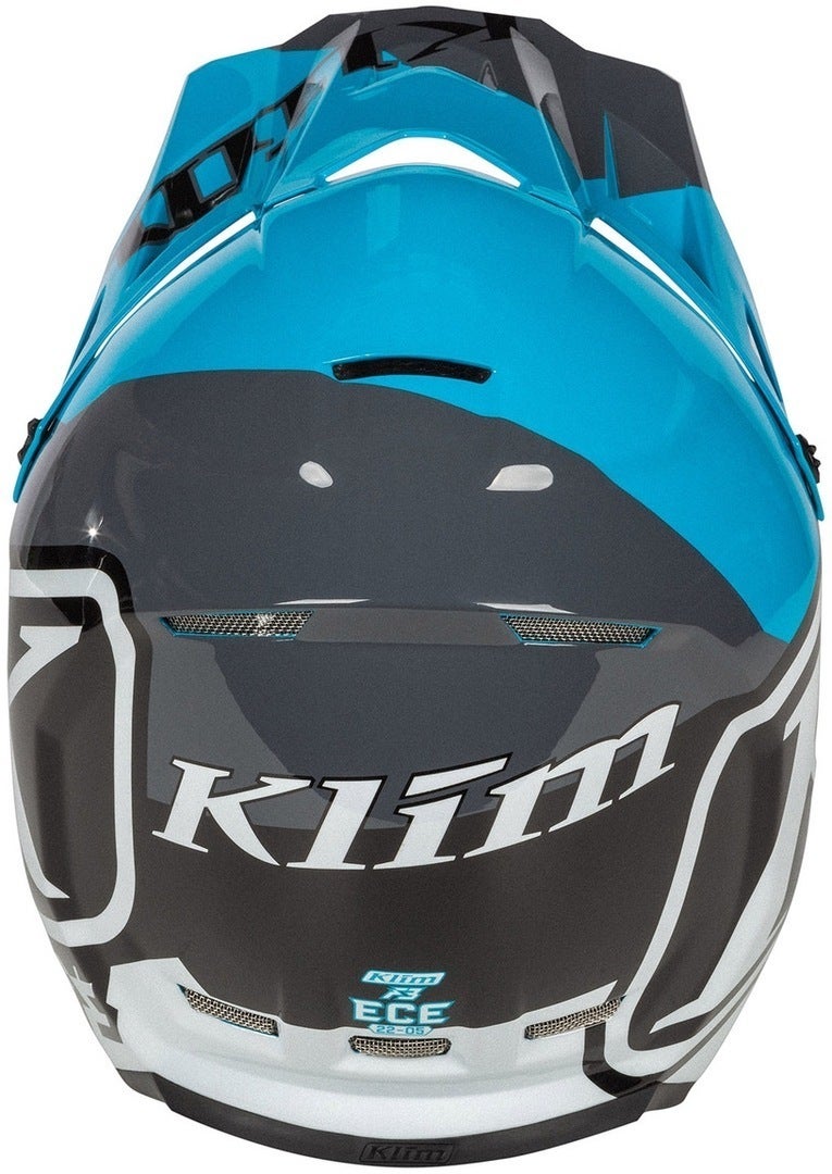 Klim F3 Disarray Motokrosová přilba modrá/černá/bílá XL (60/61) Obrázek 3