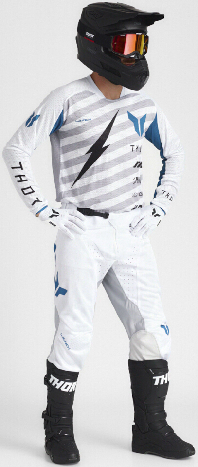 Thor Launchmode Vented Raid Tricou de motocross S Figura 7