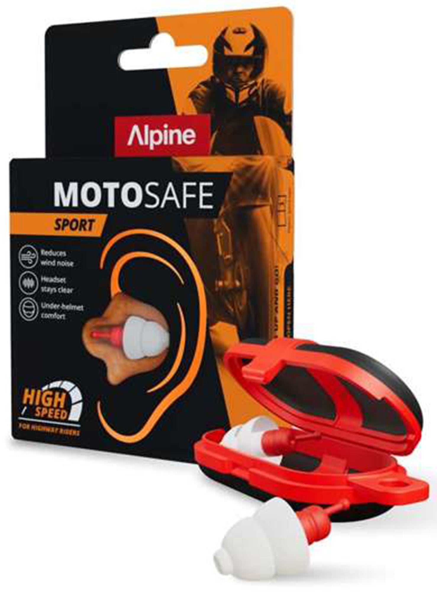 Alpine MotoSafe Sport Tampões para os ouvidos Figura 1