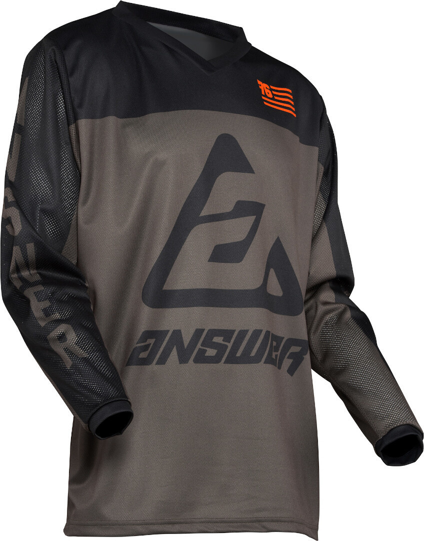 Answer Arkon OPS Motocross Jersey grau/schwarz XXL Abbildung 2