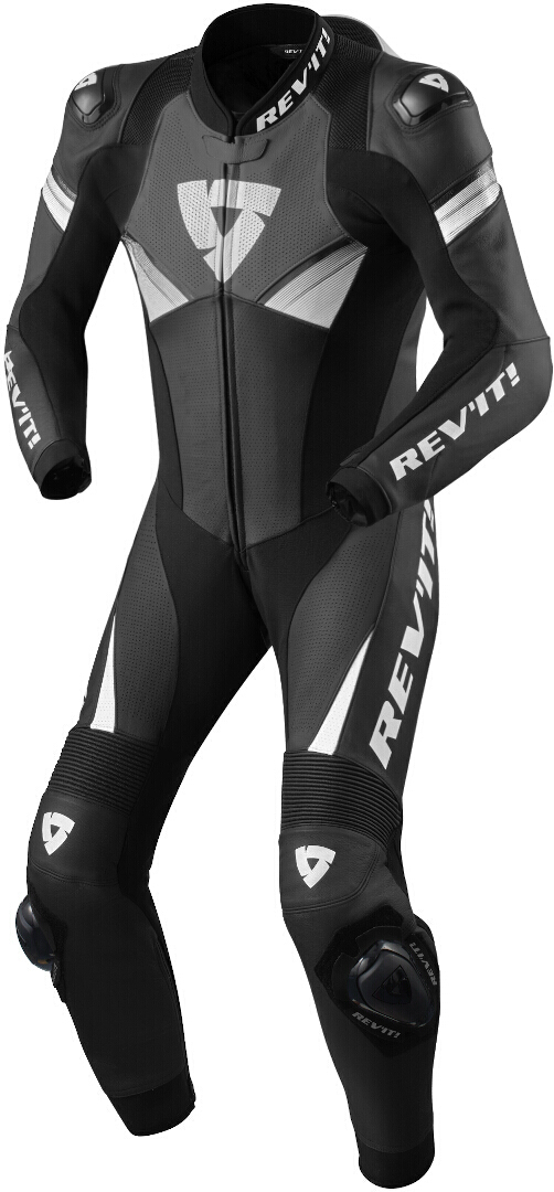 Revit Argon 2 Revit-Argon-2-1pcs-Moto-Lthr-Suit alb/negru 56 Figura 1