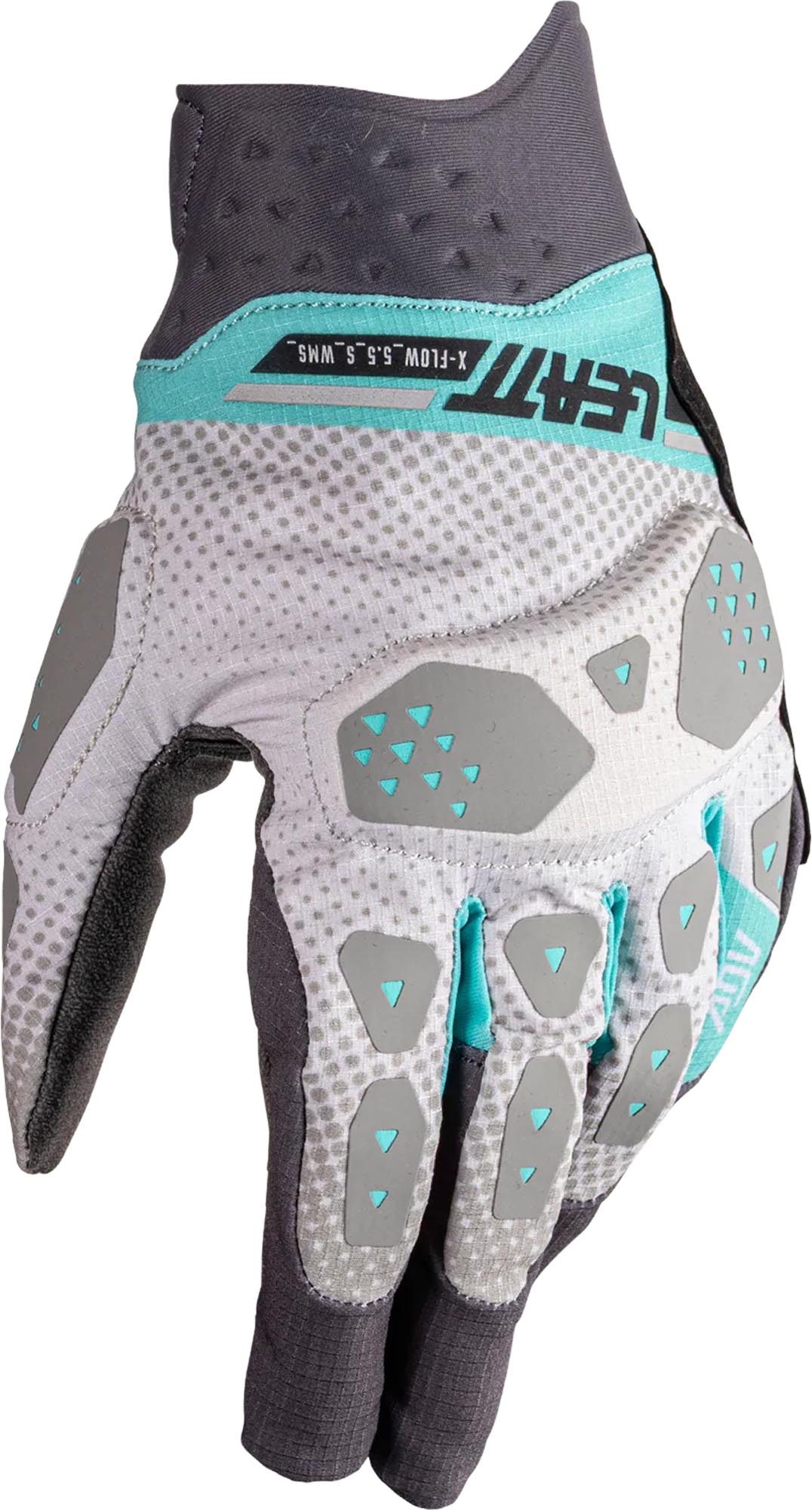 Leatt ADV 5.5 X-Flow Short Mănuși pentru motociclete pentru doamne Culorile oțelului S Figura 2