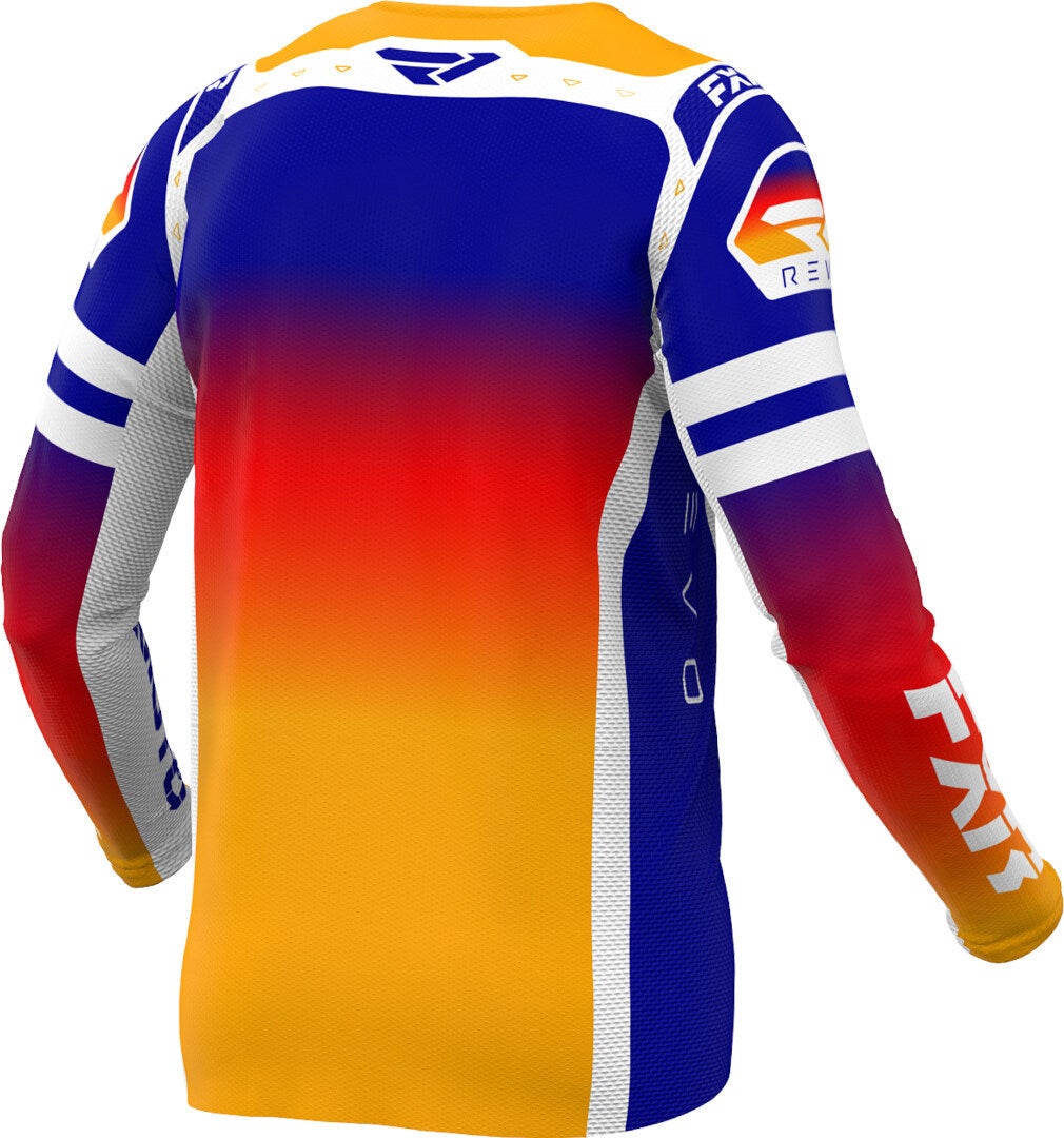 FXR Revo Pro LE Motocross Jersey orange/white/blue S Figure 2