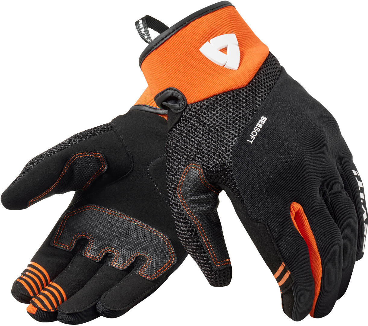 Revit Endo Motorrad Handschuhe schwarz/orange L Abbildung 1