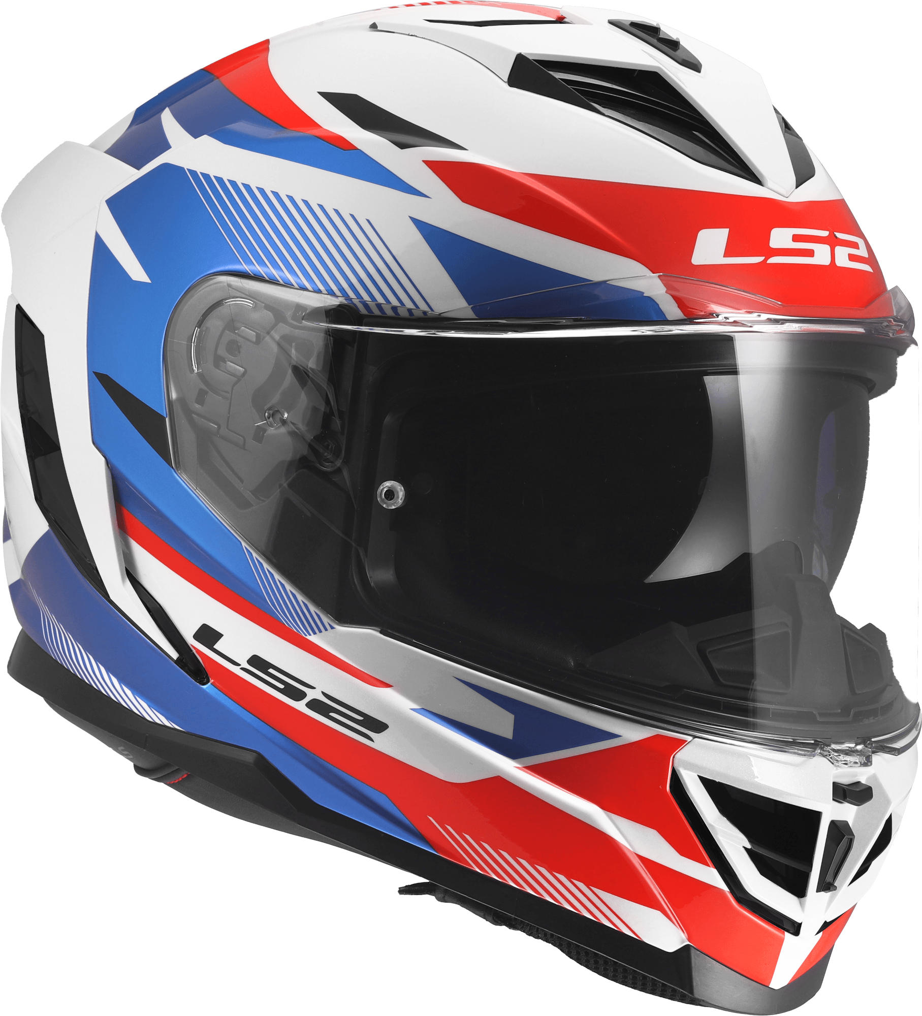 LS2 FF818 Storm III Komai Casque Blanc/Bleu/Rouge M (57/58) Figure 3