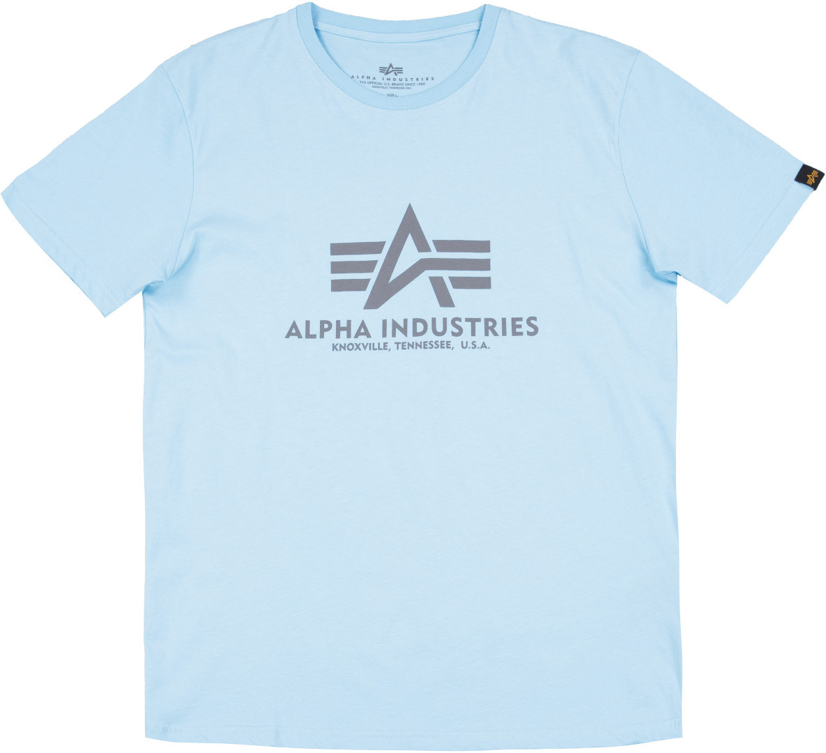 Alpha Industries Basic T-Shirt Lichtblauw XXL Figuur 1