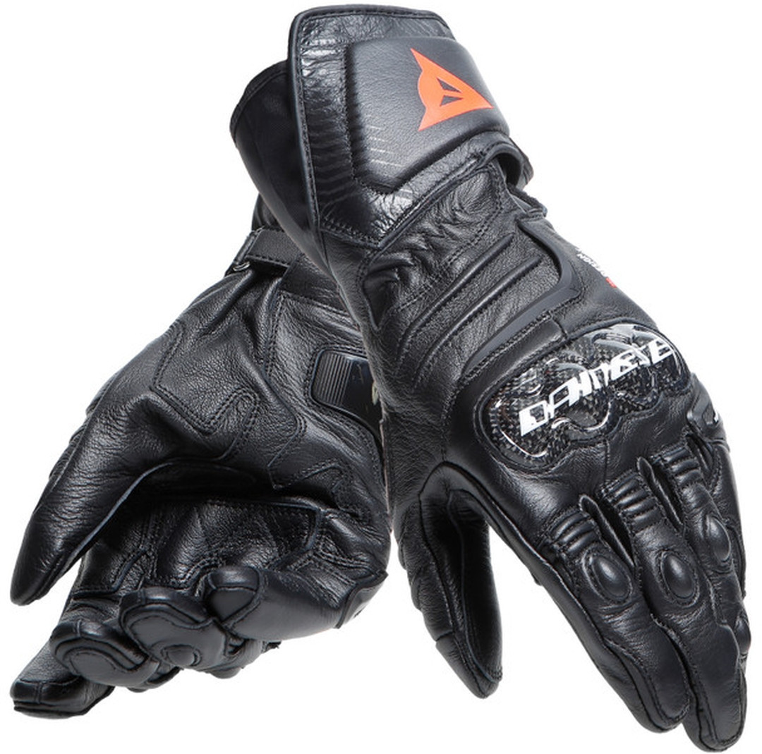 Dainese Carbon 4 Long Mănuși pentru motociclete pentru doamne alb/negru XS Figura 1