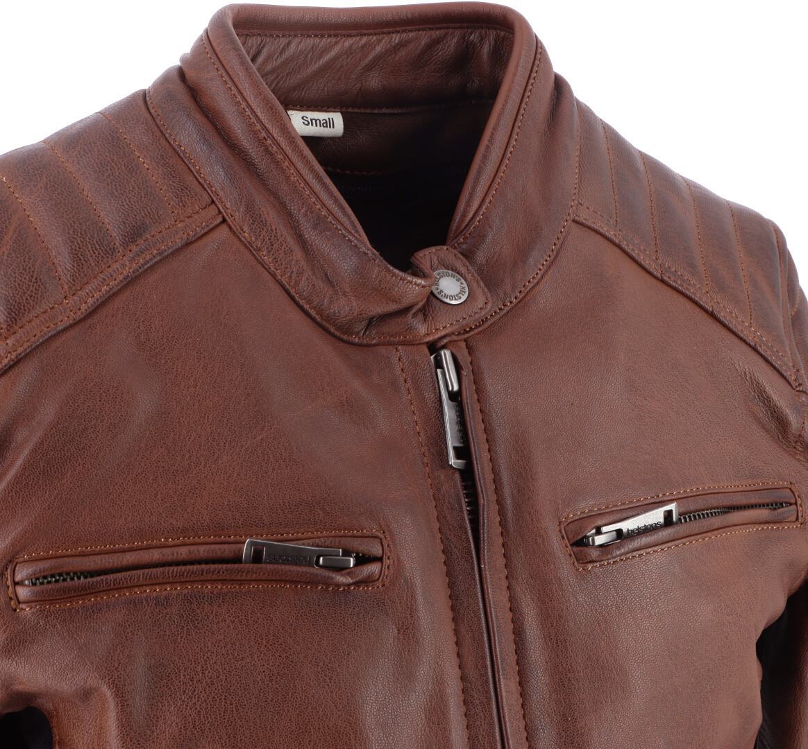 Helstons Jody Ladies Motorcycle Leather Jacket brown XL Figure 6