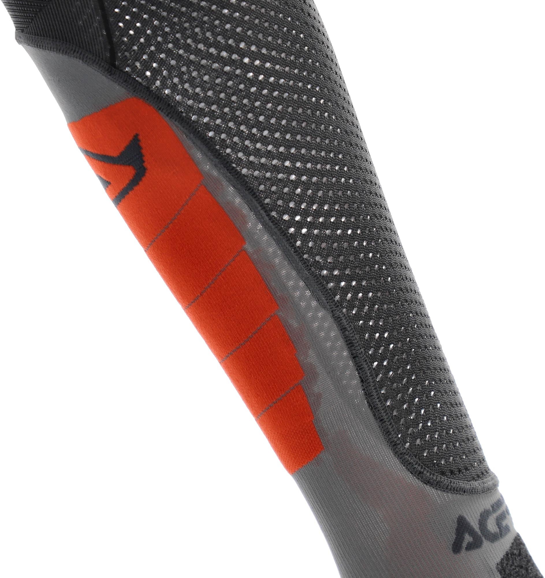 Acerbis X-Leg Vented Pro Motocross knestrømper grå/oransje XXL Figur 7