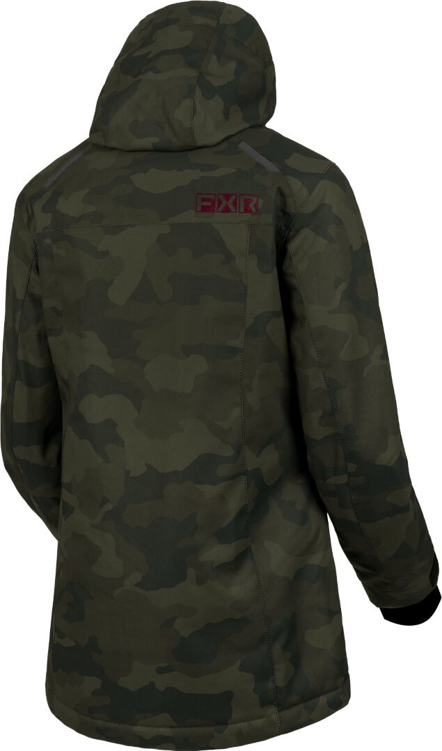 FXR Aerial 2025 Dames sneeuwscooter jas groen/camouflage 10 Figuur 2