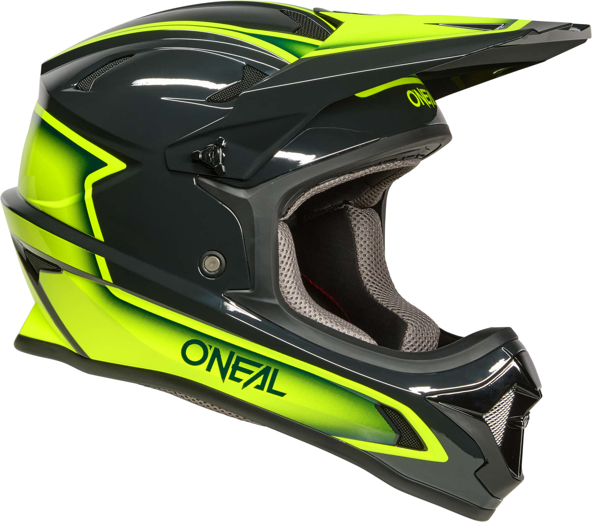 Oneal SONUS SLICK Downhill Helm grey/neon yellow S (55/56) Figure 3