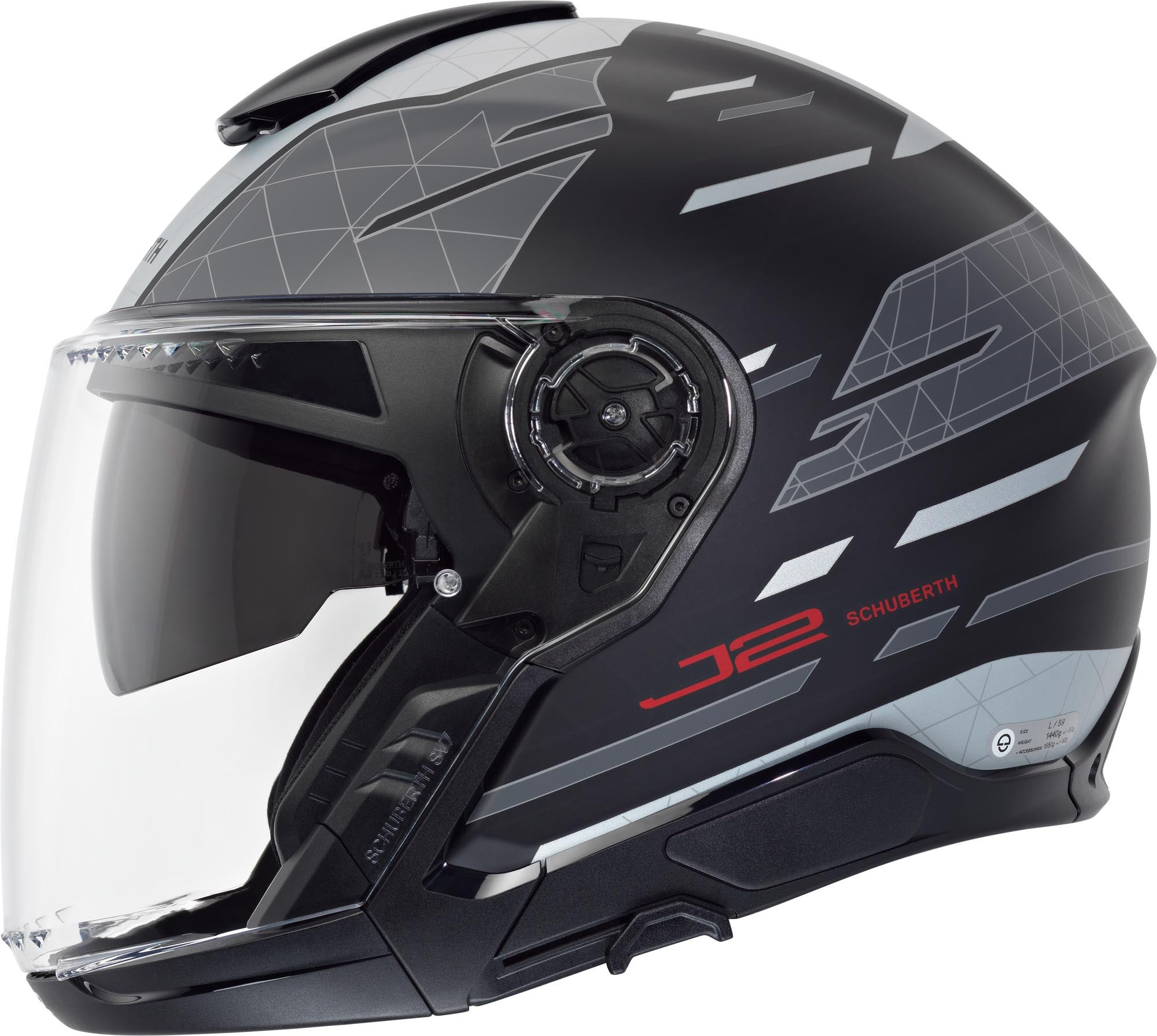 Schuberth J2 Nova Straalhelm grijs L (59) Figuur 3