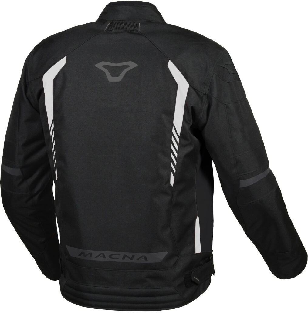 Macna Tazar vattentät motorcykel textil jacka svart/vitt XL Figur 2