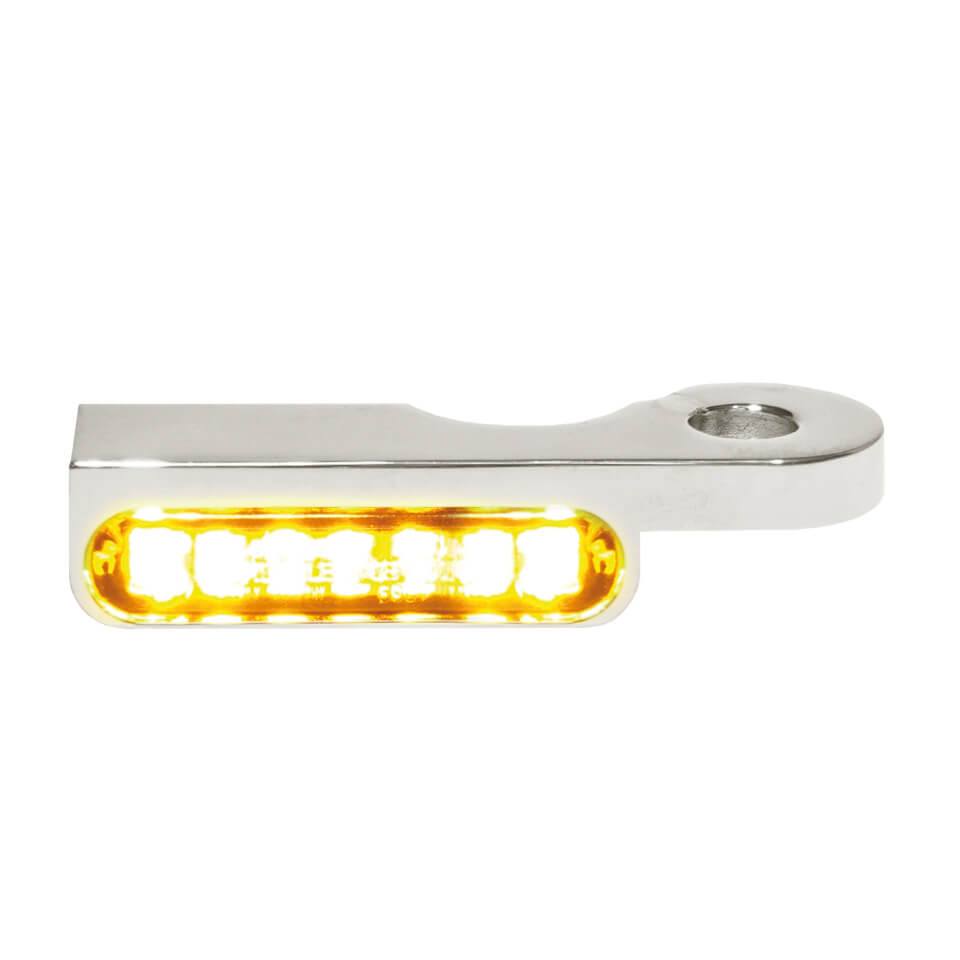 HeinzBikes LED Armaturen Blinker H-D DYNA Modelle, 96- Prata Figura 1