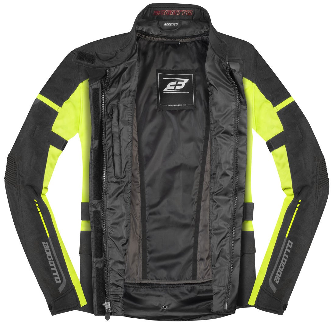 Bogotto Azury 2in1 imperméable dames moto textile veste noir/néon L Figure 4