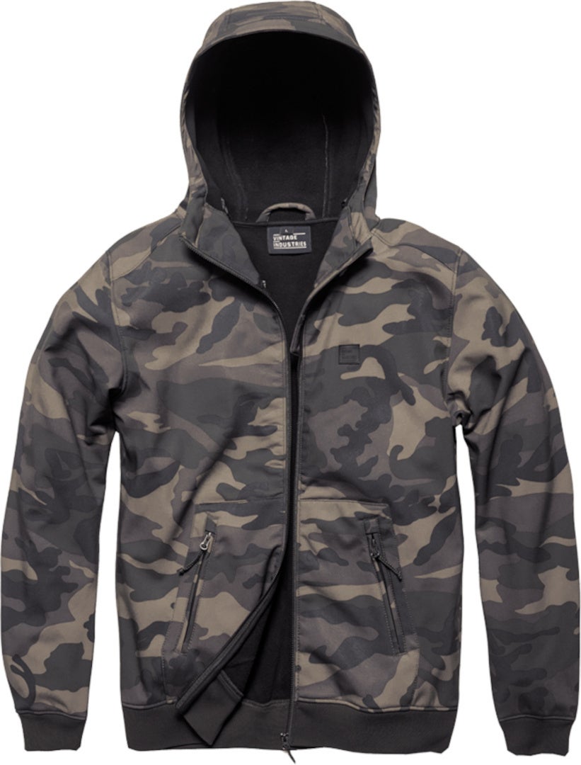 Vintage Industries Ashore Softshell Jacke dunkles camouflage XXL Abbildung 1