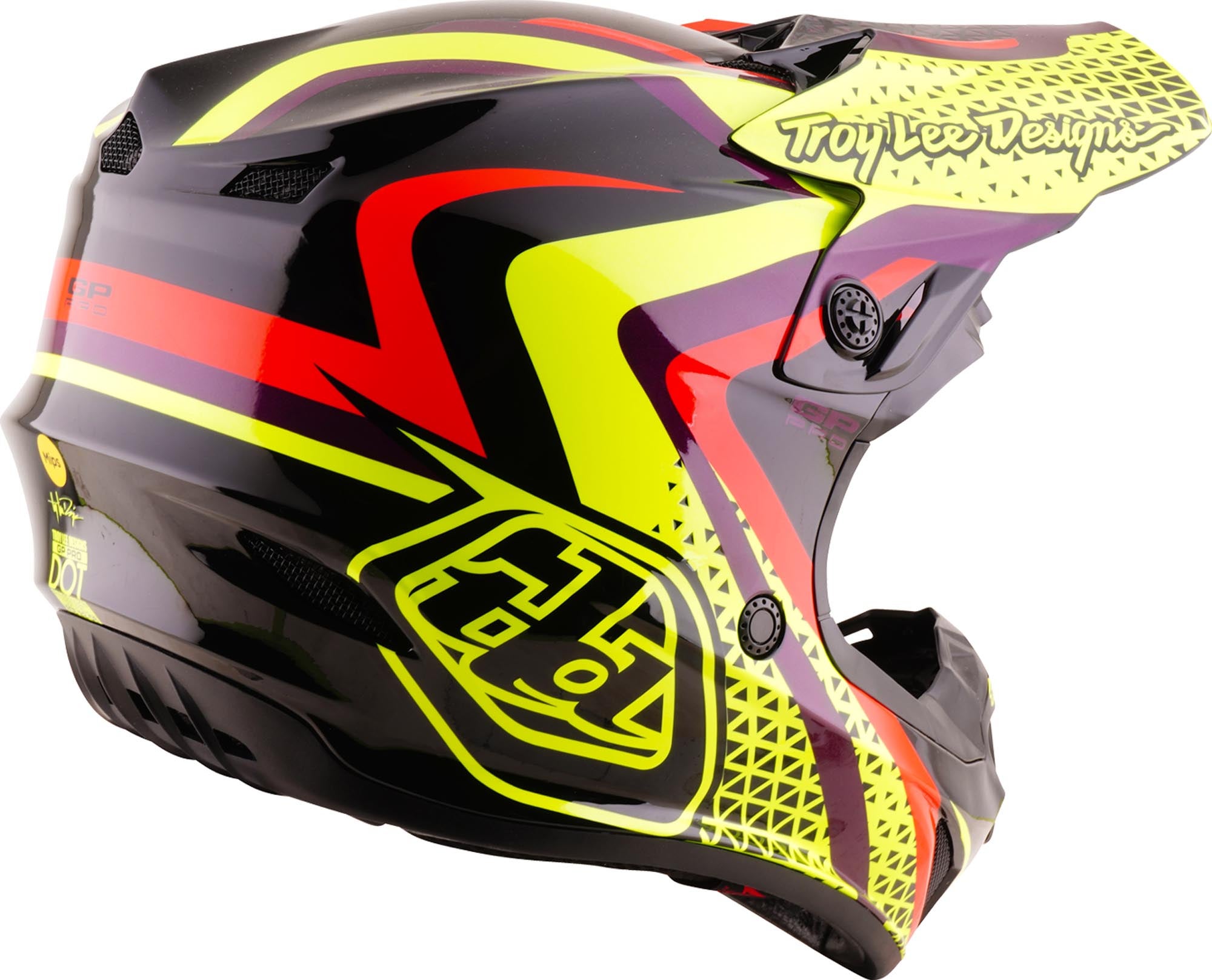 Troy Lee Designs GP Pro MIPS Slides 青少年越野摩托头盔 Y/L（52/53） 图4