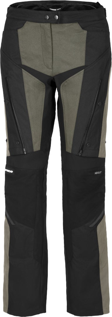 Spidi 4 Season Evo H2Out Damer Motorcykel Tekstil Bukser Sort/oliven M Figur 1