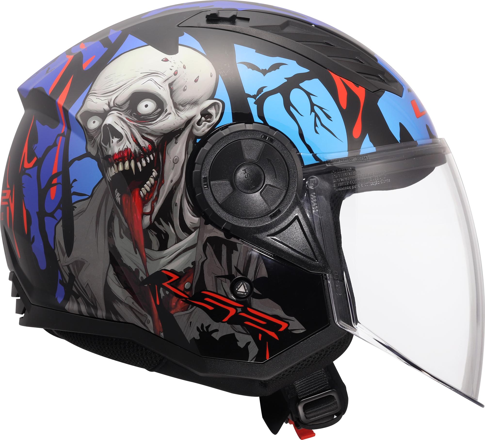 LS2 OF616 Airflow II Zombie II Jethelm S (55/56) Abbildung 7