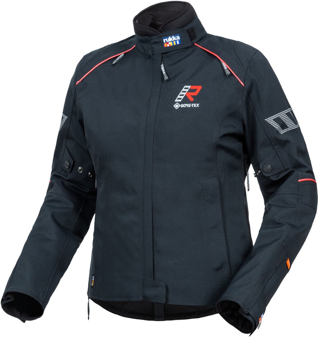 Rukka Rexiina GTX Damen Motorrad Textiljacke schwarz/rot 40 Abbildung 1