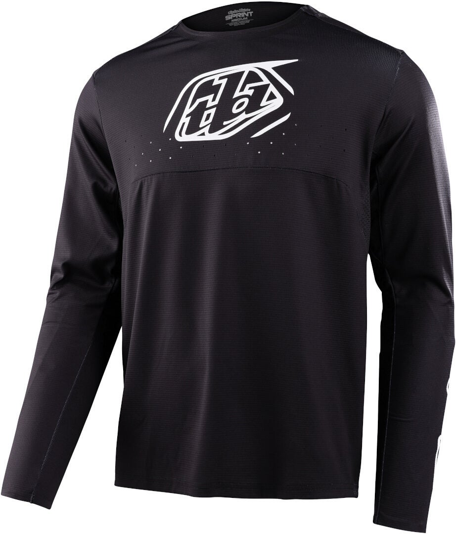Troy Lee Designs Sprint Icon Cykeltrøje til børn Sort/hvid XL Figur 1