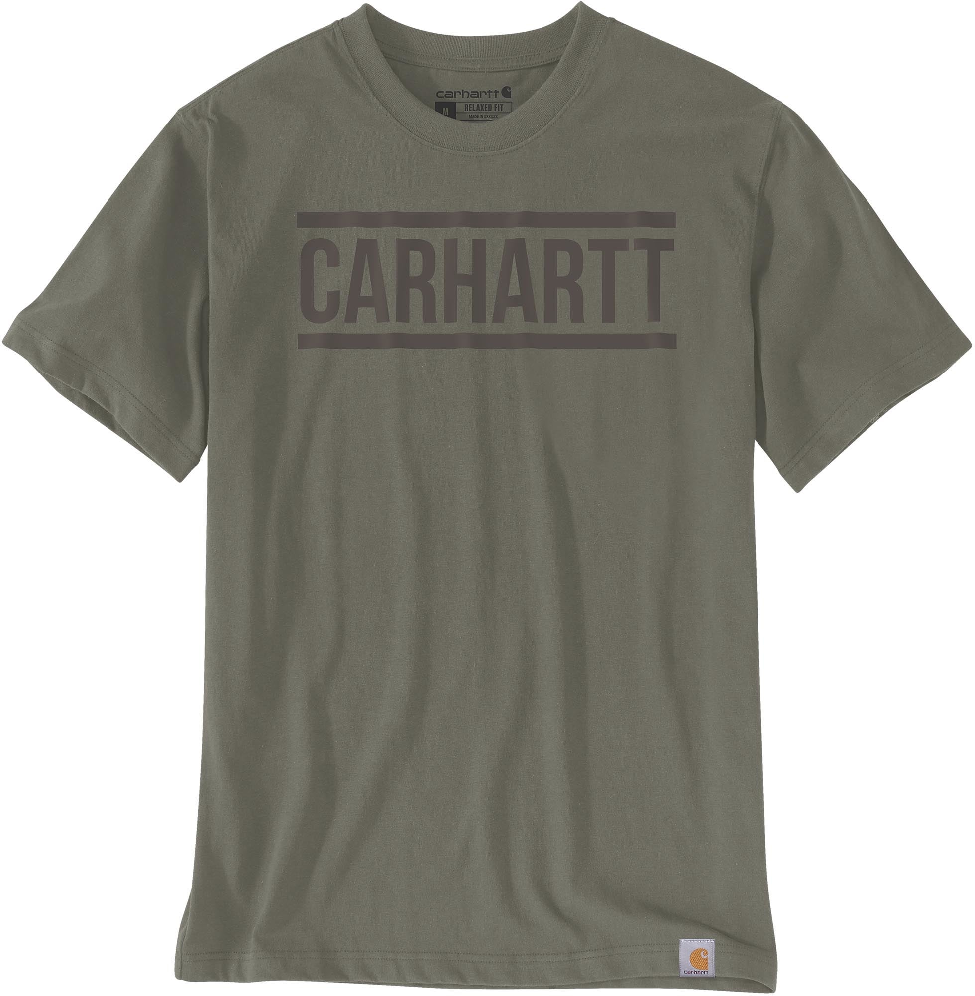 Carhartt Irvine Relaxed Icon T-Shirt olive/grey S Figure 1