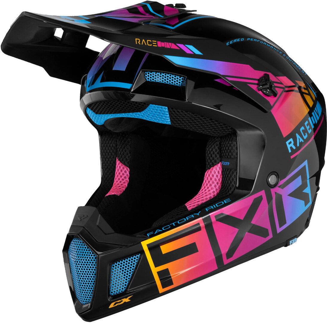 FXR Clutch CX Pro MIPS Cască de motocross Negru/roz XS (53/54) Figura 1