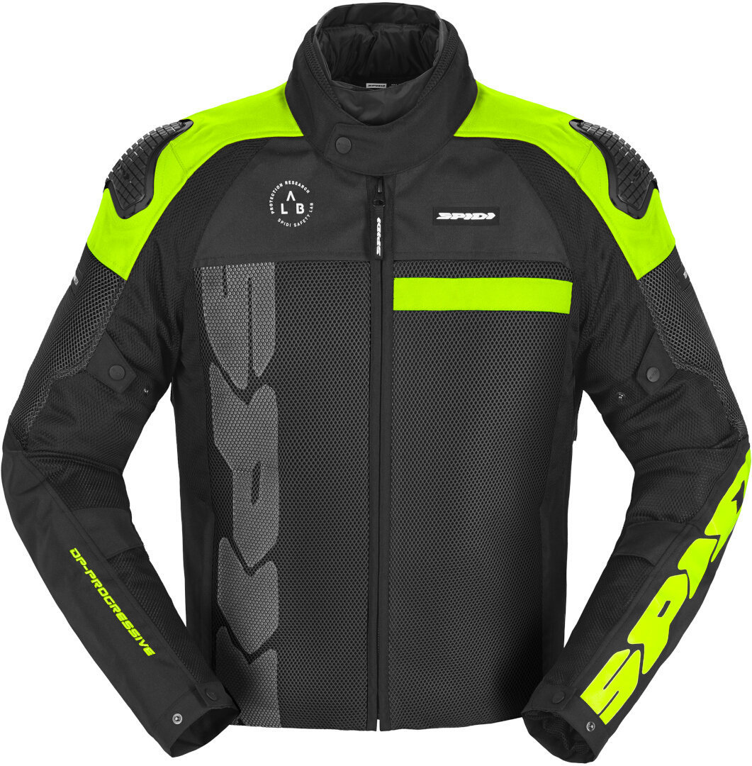 Spidi Progressive Net H2Out Veste textile de moto Jaune néon L Figure 1