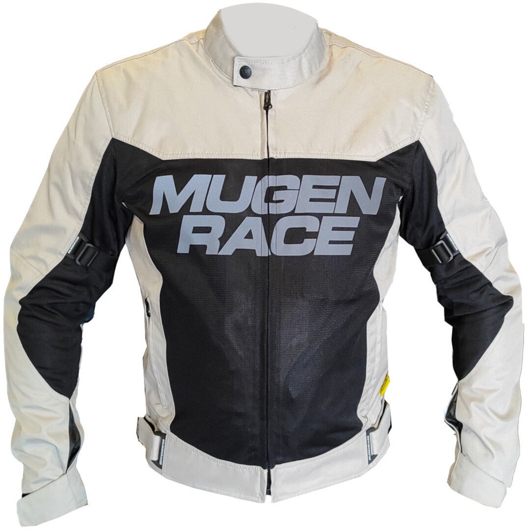 MUGENRACE Sunny Motorrad Textiljacke schwarz/hellgrau L Abbildung 1