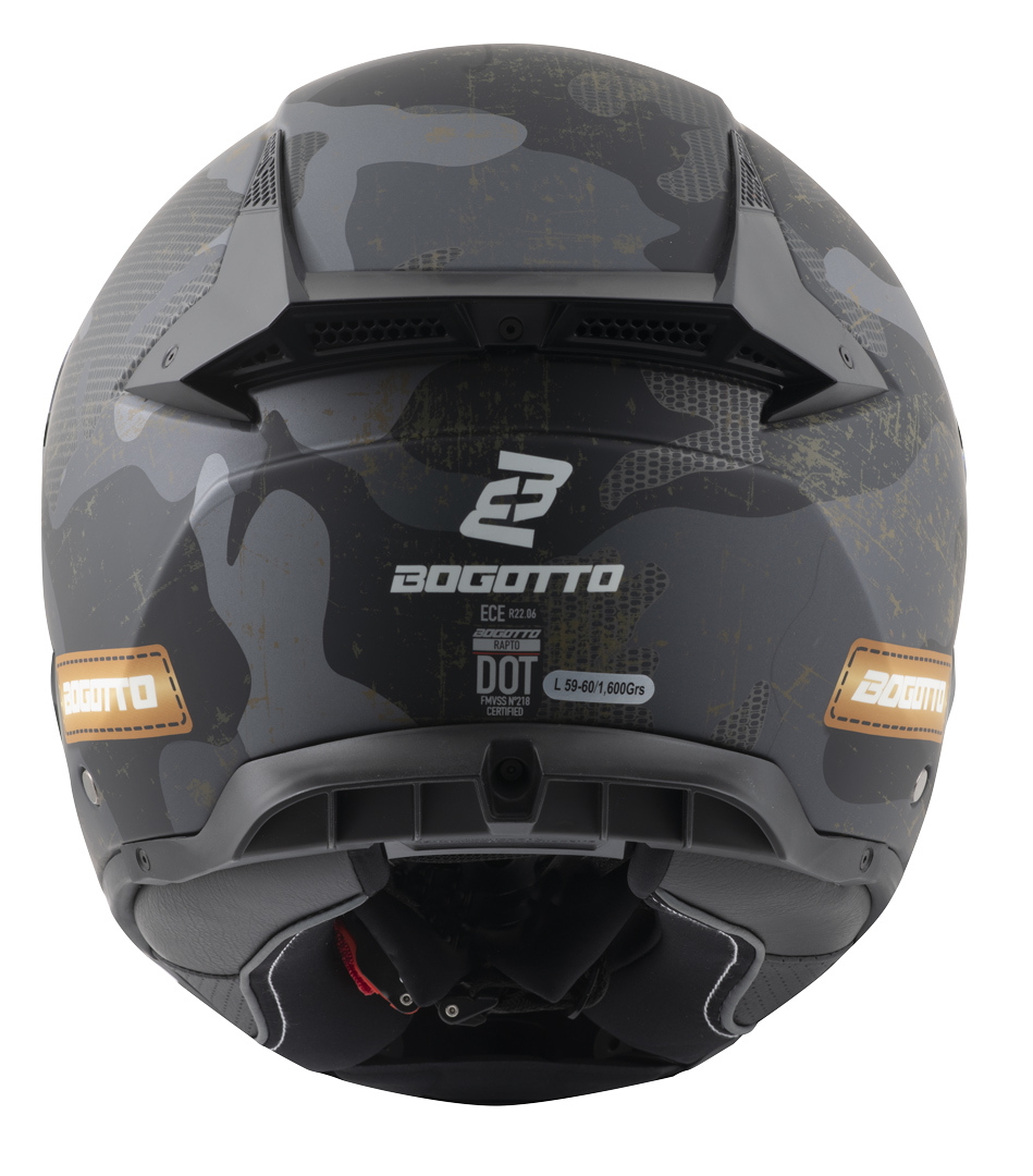 Bogotto Rapto Camo Cască Negru mat/gri L Figura 7