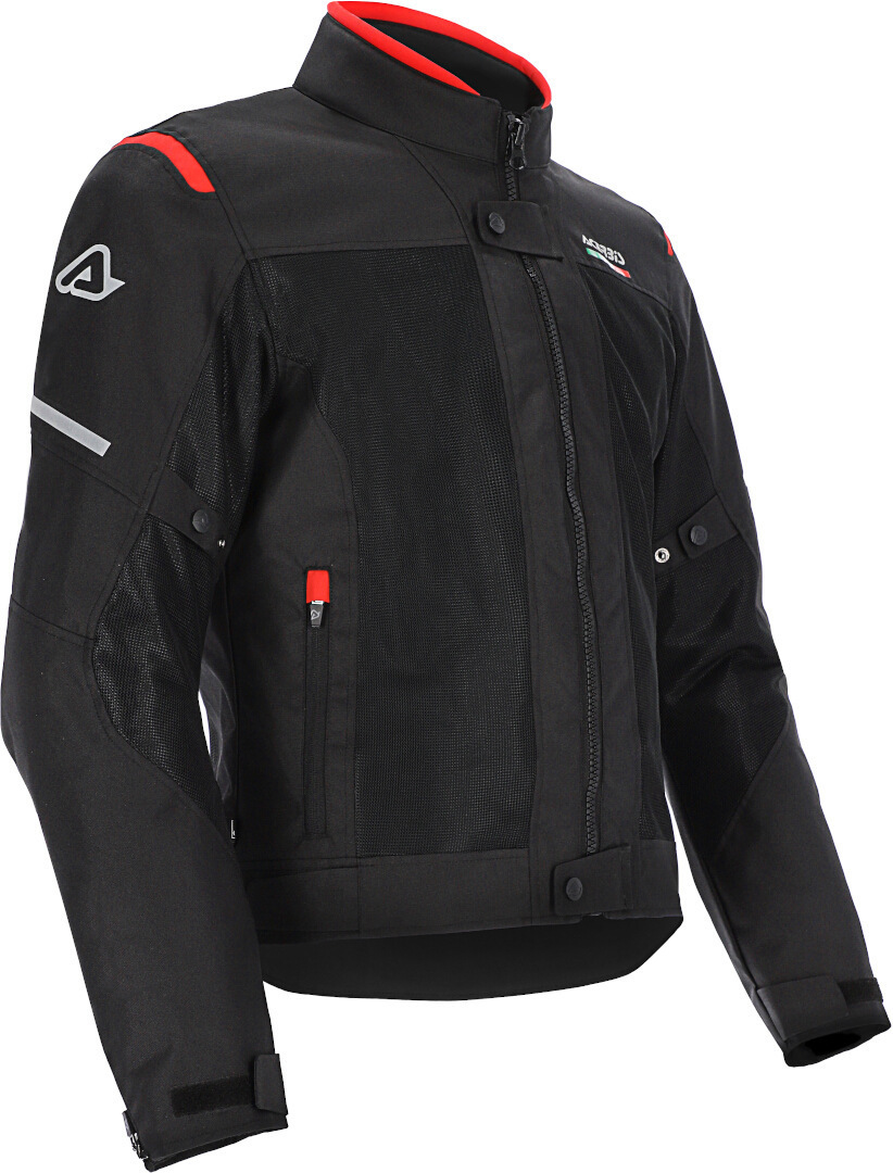 Acerbis On Road Ruby Blouson textile de moto noir/rouge L Figure 1