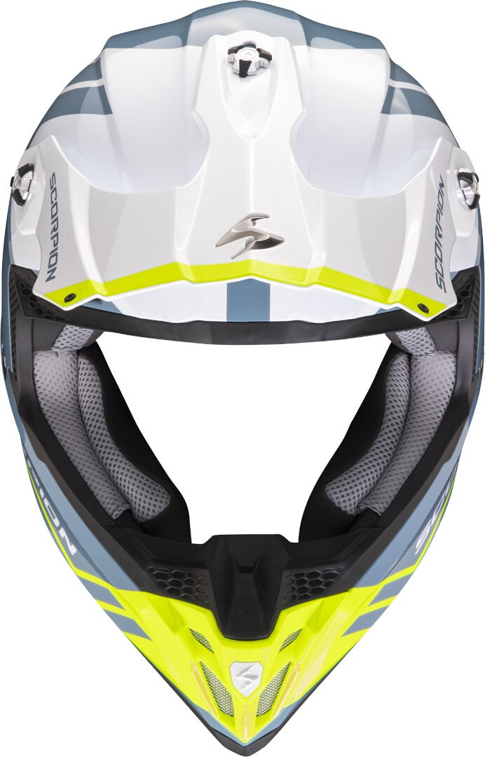 Scorpion VX-16 Evo Air Fusion Casco da motocross blu/bianco/giallo S (55/56) Figura 3