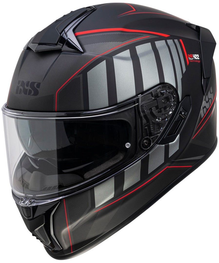 IXS iXS422 FG 2.16 SV Helmet black matt/red M (57/58) Figure 1