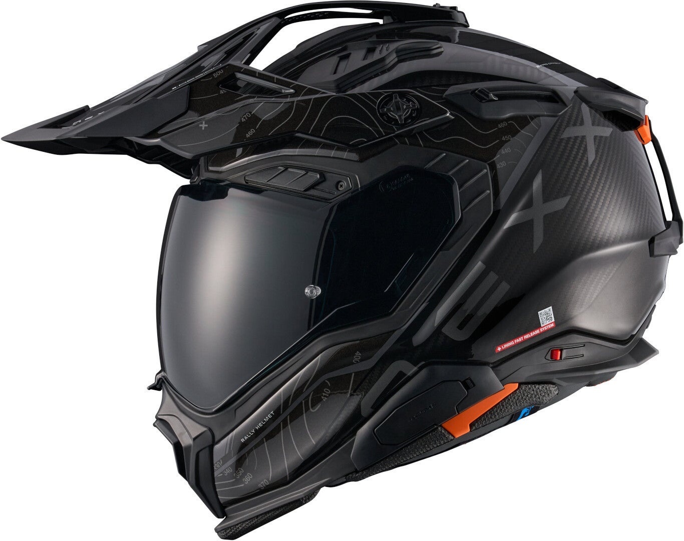 Side view of Nexx X.WED 3 Furka Carbon Motocross Helmet