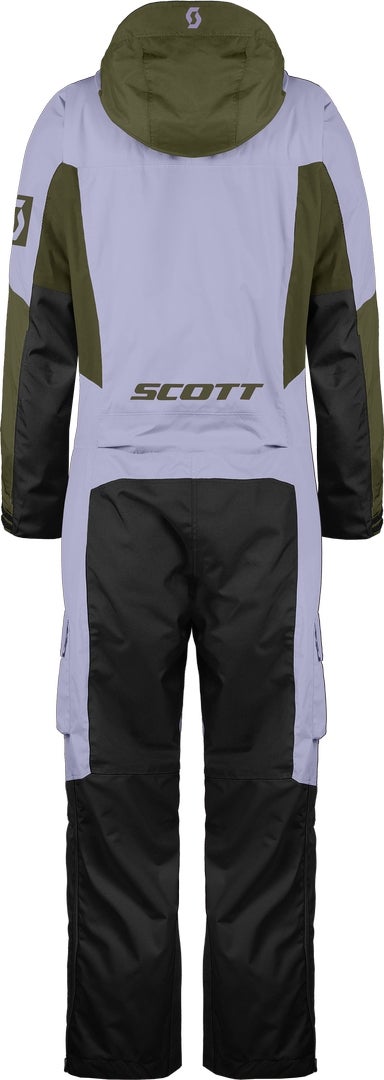 Scott Back-X Dryo 2024 Dames eendelig sneeuwscooterpak lichtpaars/groen M Figuur 2