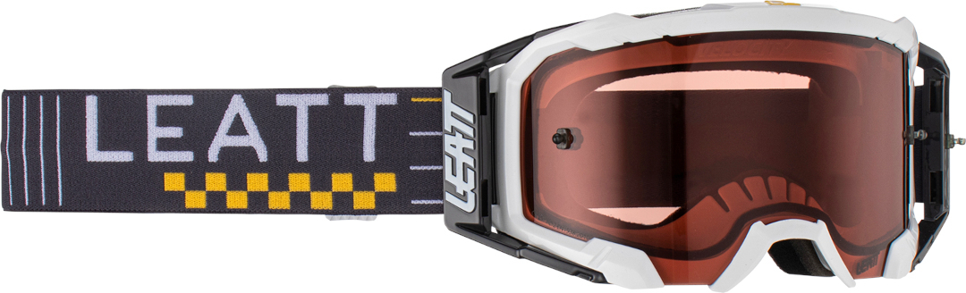Leatt Velocity 5.5 Light Ochelari de motocross alb/gri Figura 1