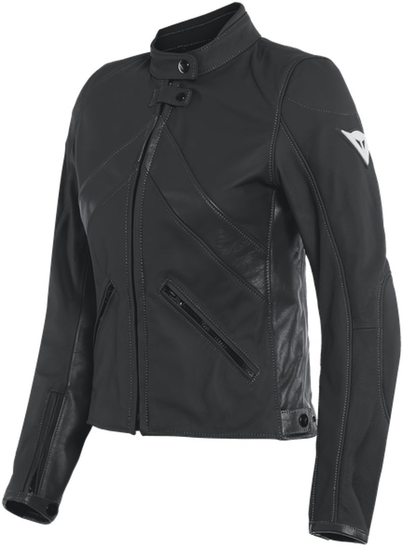 Dainese Santa Monica Damen Motorrad Lederjacke schwarz 48 Abbildung 1