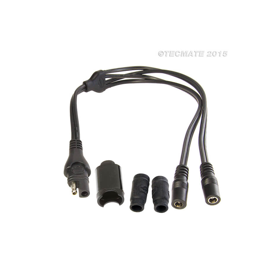 OPTIMATE Y-Splitter, SAE auf 2x Hohlstecker-Kupplung (No.35) Figura 1